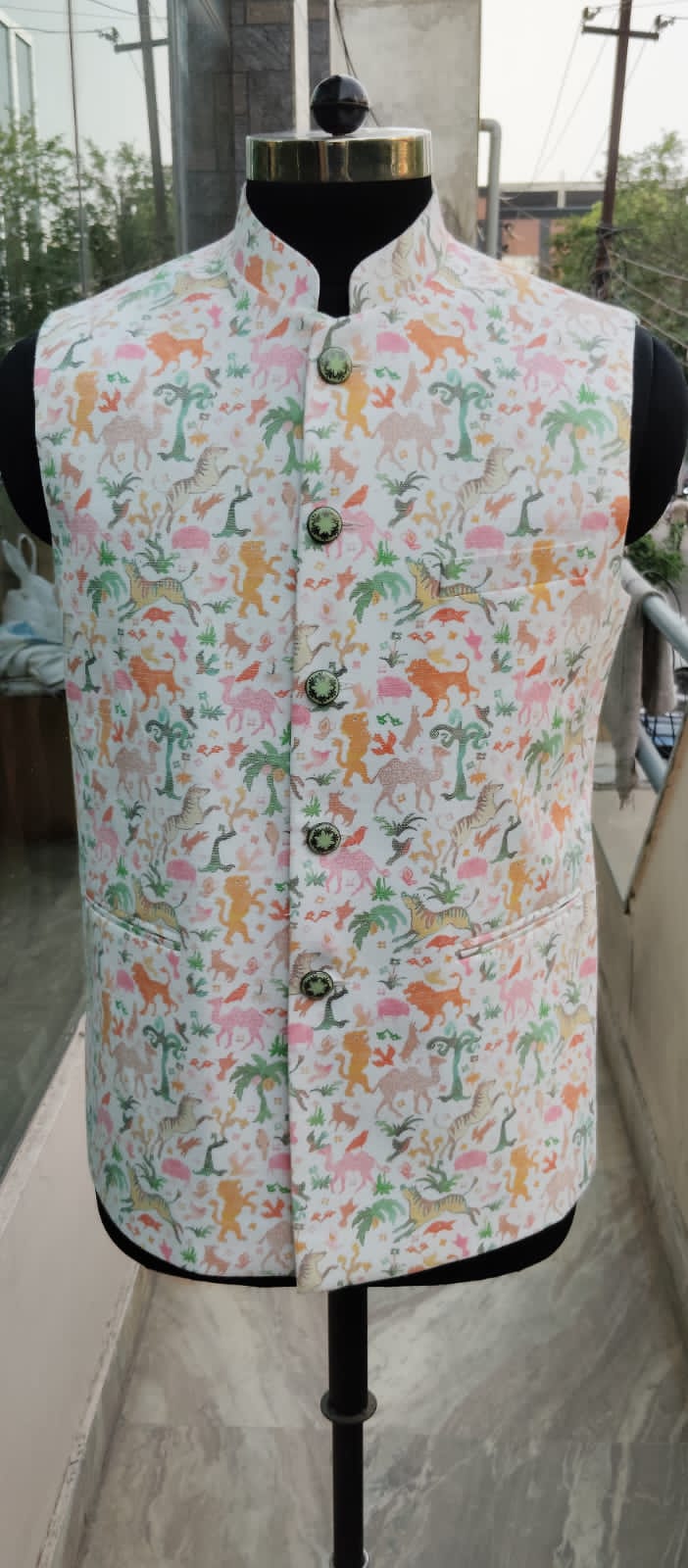 Artisanal Safari Heritage Print Silhouette